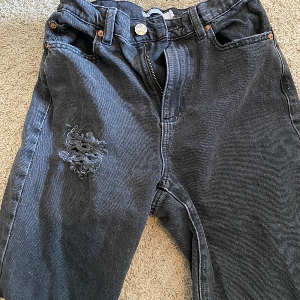garage jeans black ripped